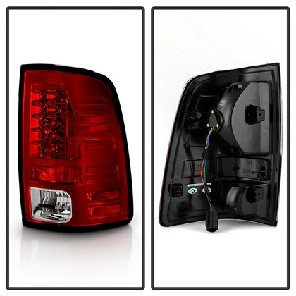 Spyder Dodge Ram 1500 13-14 13-14 LED Tail Lights LED Model only - Red Clear ALT-YD-DRAM13-LED-RC