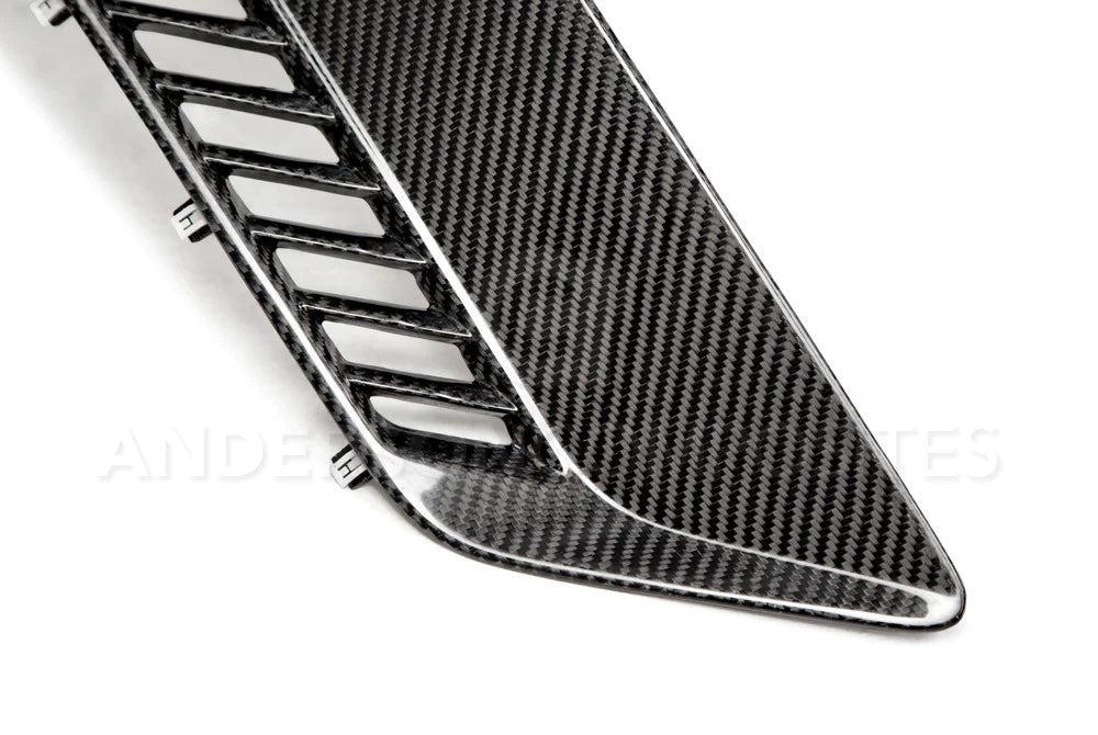 Anderson Composites 2015 - 2019 Corvette C7 Z06 Carbon Fiber Fender Vents - AC-FFI14CHC7-Z6