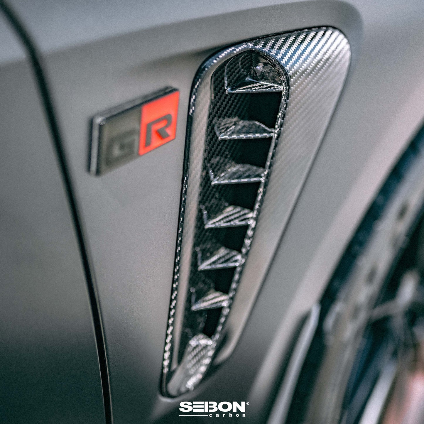 Seibon FD23TYGRCOR Dry Carbon Fender Vents for 2023–2025 Toyota GR Corolla