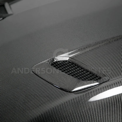 Anderson Composites 18-23 Ford Mustang Type-OE Double Sided Carbon Fiber Hood - AC-HD18FDMU-OE-DS Anderson Composites