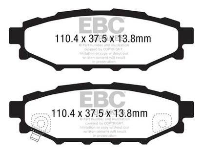 EBC RedStuff Rear Brake Pads - DP31584C EBC