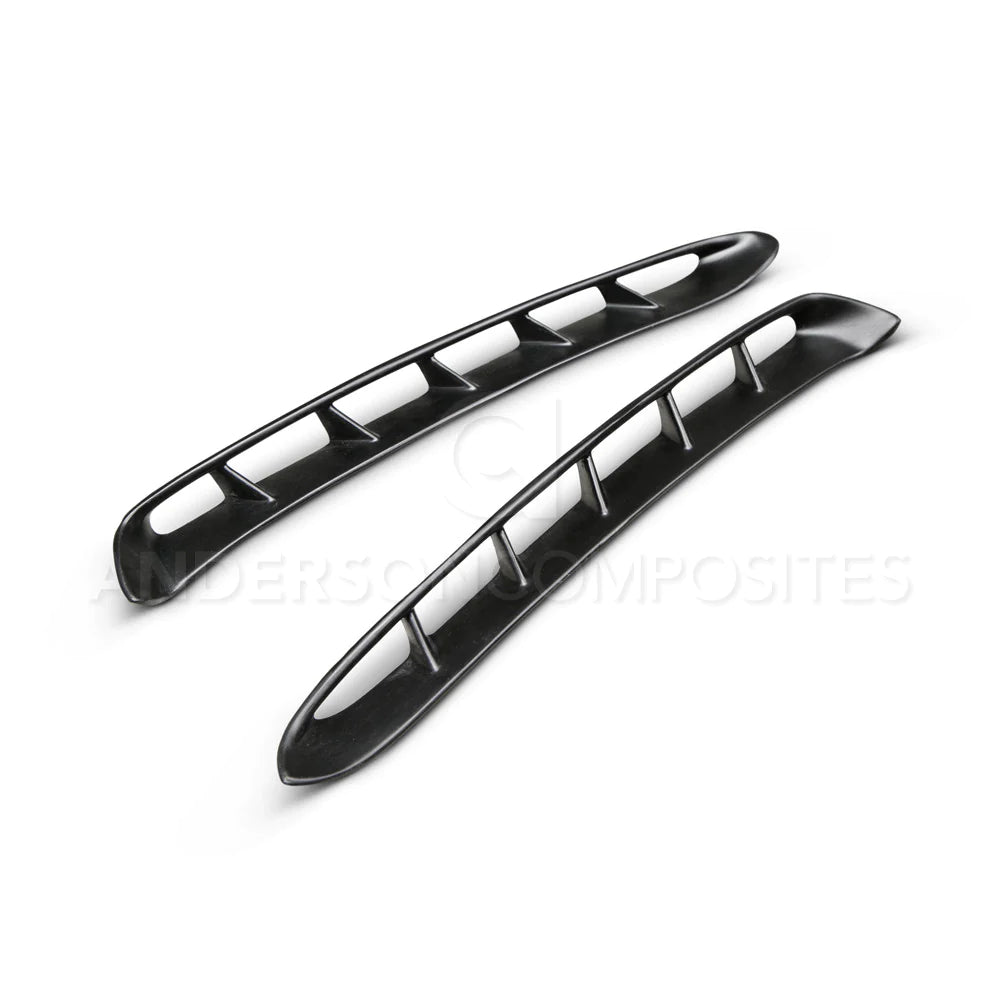Anderson Composites 15-17 Mustang GT350 Style Fiberglass Front Fenders AC-FF15FDMU-GR-GF