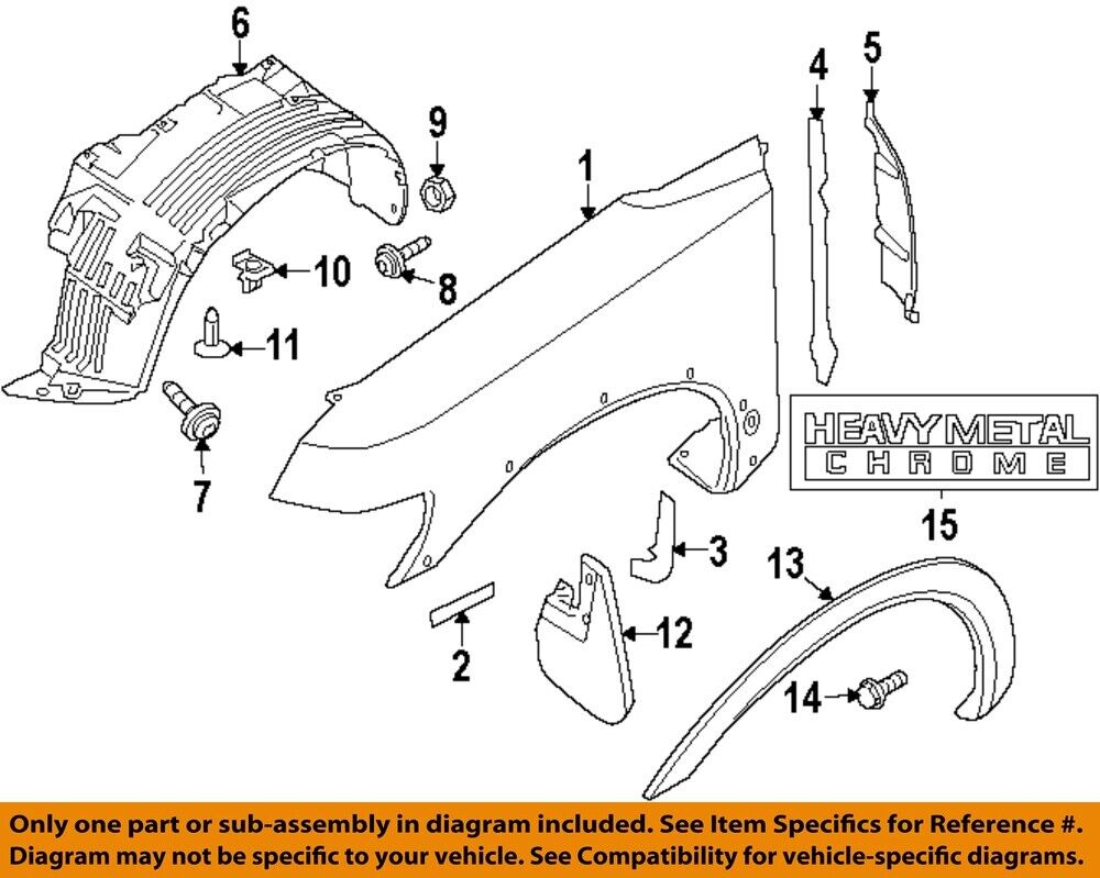 OEM Nissan Fender Liner Screw - 01451-00841