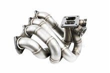 Load image into Gallery viewer, PLM Power Driven T4 Top Mount Turbo Manifold with Dual Wastegates B-Series B16 B18 B20 - PLM-B-T4-TOP