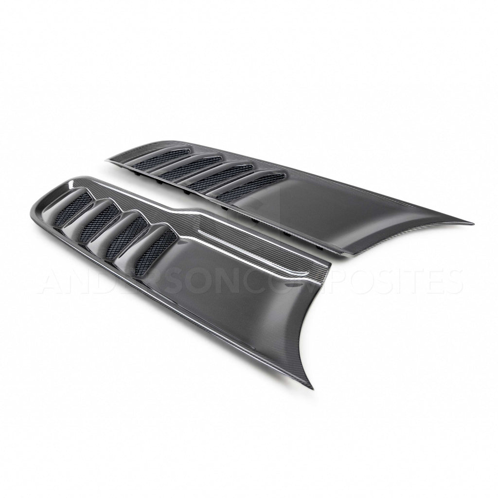 Anderson Composites 2021-2023 Ram TRX Type-OE Carbon Fiber Hood Vents (Pair) - AC-HV21DGTRX