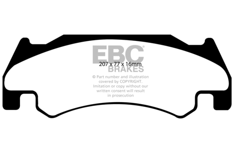 EBC Ultimax2 Front Brake Pads - UD1085