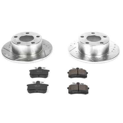Power Stop 95-97 Audi A6 Rear Z23 Evolution Sport Brake Kit PowerStop