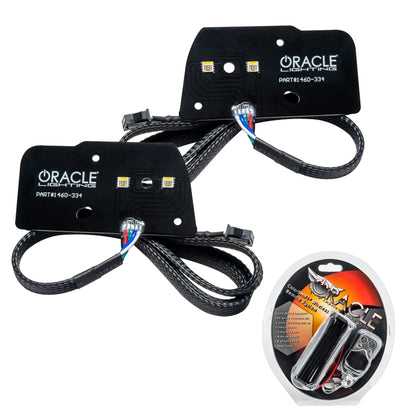 Oracle 21-22 Ford F-150 ColorSHIFT RGB+W Headlight DRL Upgrade Kit w/ RF Controller ORACLE Lighting