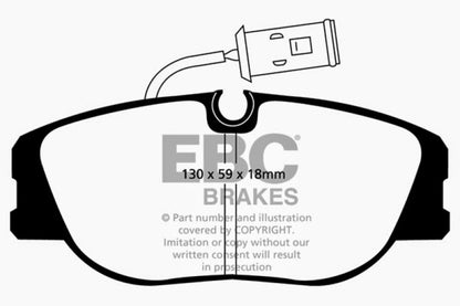 EBC RedStuff Front Brake Pads - DP3733/3C EBC