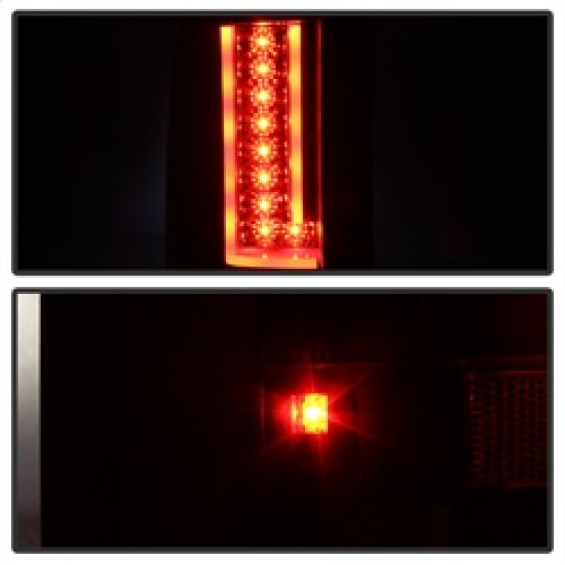 Spyder 07-13 Chevy Silverado (Exc 2010 Model) Verison 2 LED Tail Lights ALT-YD-CS07V2-LED-BSM SPYDER