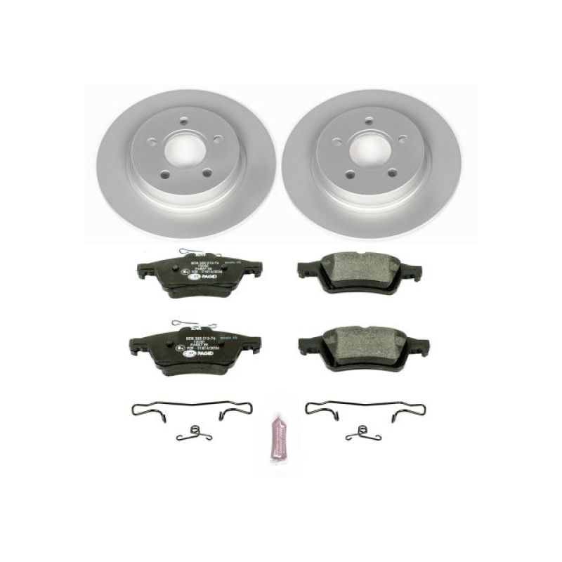 Power Stop 08-13 Volvo C30 Rear Euro-Stop Brake Kit PowerStop