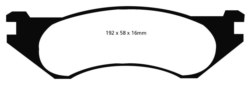 EBC YellowStuff Front Brake Pads - DP41306R