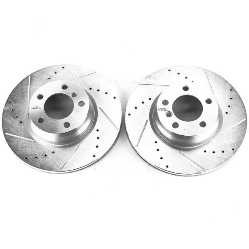 Power Stop 14-15 BMW 228i Front Evolution Drilled & Slotted Rotors - Pair PowerStop