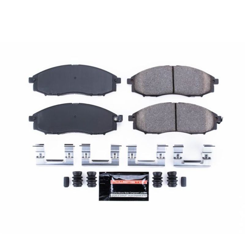 Power Stop 03-04 Nissan Frontier Front Z23 Evolution Sport Brake Pads w/Hardware PowerStop