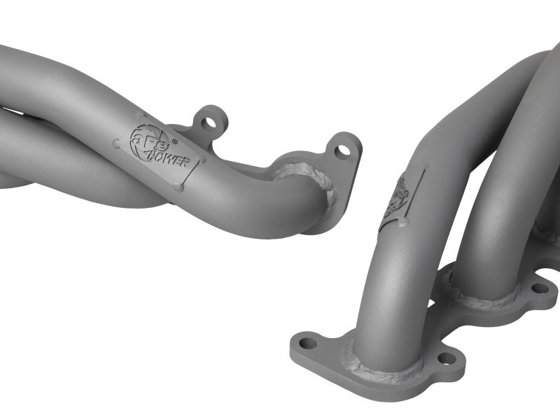 aFe Ford F-150 15-22 V8-5.0L Twisted Steel 1-5/8in to 2-1/2in 304 Stainless Headers w/ Titanium Coat aFe