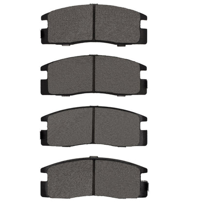 R1 Rear OE Brake Pads 1988-1995 Isuzu Amigo/Pickup & More - 2551-0398-00