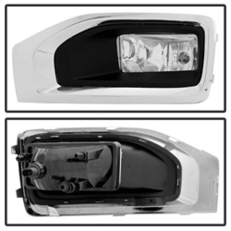 Spyder GMC Yukon/Yukon XL 2015-2017 OEM Fog Lights W/Cover and Switch Clear FL-GYD15-C SPYDER