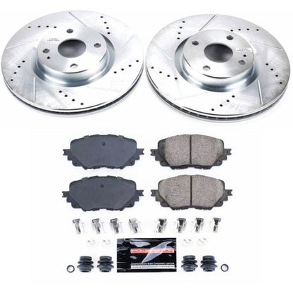 Power Stop 17-19 Fiat 124 Spider Front Z23 Evolution Sport Brake Kit PowerStop