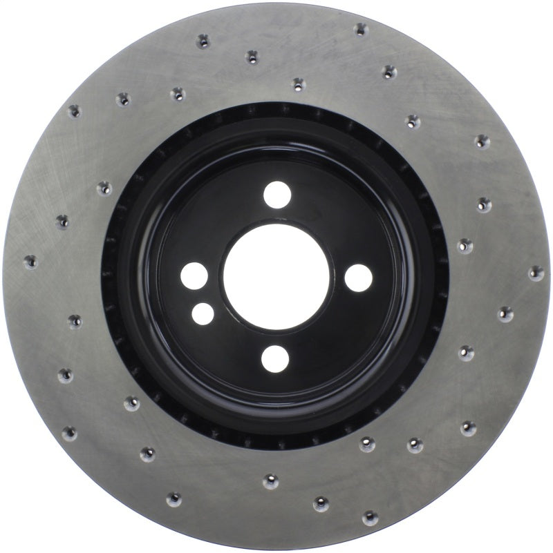 StopTech Sport Cross Drilled Brake Rotor - Front Left Stoptech