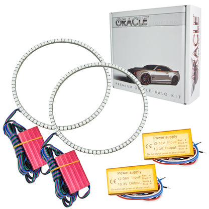 Oracle Jeep Wrangler JK 07-17 LED Waterproof Halo Kit - ColorSHIFT w/o Controller ORACLE Lighting