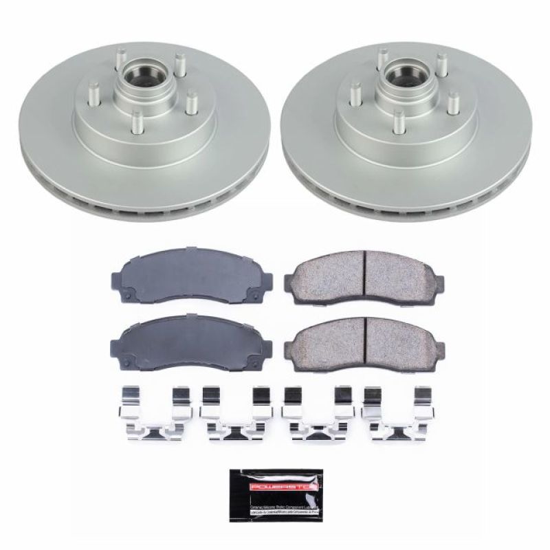 Power Stop 10-11 Ford Ranger Front Z17 Evolution Geomet Coated Brake Kit PowerStop