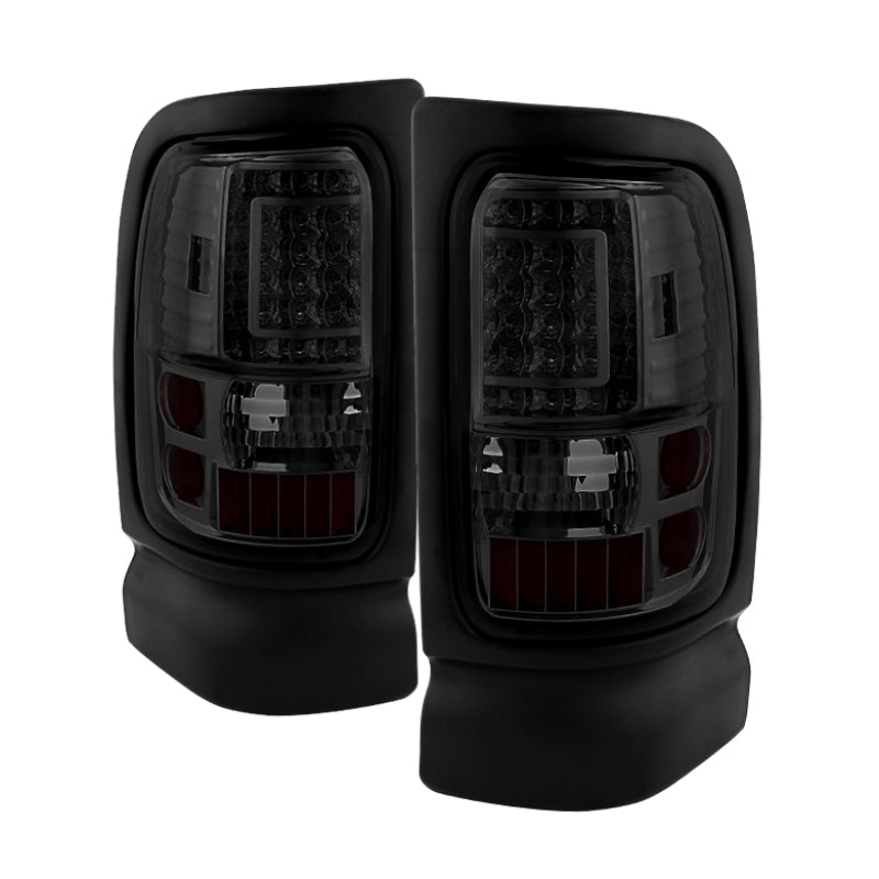 Xtune Dodge Ram 1500 94-01 C-Shape LED Tail Lights Smoke ALT-ON-DRAM94-G2-LED-SM SPYDER