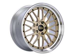 BBS LM 19x10 5x114.3 ET40 Diamond Black Center / Machined Lip Wheel -82mm PFS/Clip Required LM119DBPK