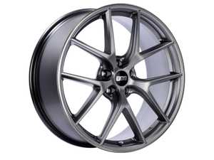 BBS CI-R 19x8 5x114.3 ET38 PFS Platinum Silver Polished Rim Protector Wheel -82mm PFS/Clip Req CI2003PSPO