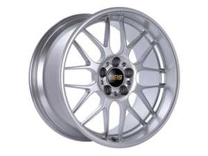 BBS RE-V7 18x8.5 5x114.3 ET35 Diamond Silver Wheel -82mm PFS/Clip Required REV7022DS