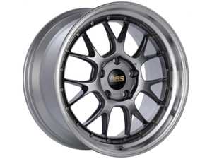 BBS LM-R 20x9.5 5x120 ET23 Gloss Black/Gold Center / Diamond Cut Lip Wheel -82mm PFS/Clip Required LM317GLBKBD