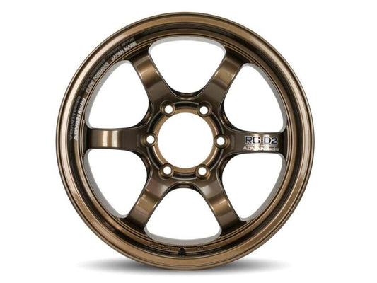 Advan RG-D2 17X8.5 -10 6x139.7 - Racing Gold Metallic Advan