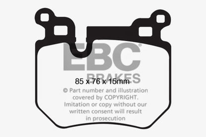EBC GreenStuff Rear Brake Pads - DP21996 EBC