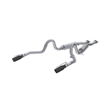 Load image into Gallery viewer, MBRP 1999-2004 Ford Mustang GT/Mach 1 4.6L 2.5in Cat-Back Exhaust, Black Coated Dual Rear Exit (Street Profile) - S7221ALBT