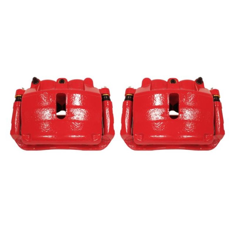 Power Stop 2009 Ford F-150 Front Red Calipers w/Brackets - Pair PowerStop