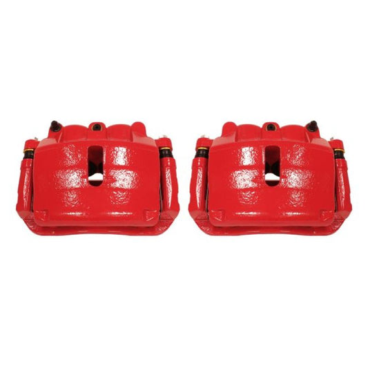 Power Stop 2009 Ford F-150 Front Red Calipers w/Brackets - Pair PowerStop