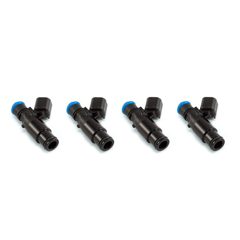 Injector Dynamics 1750-XDS - USCAR Connector / 48mm Length / 14mm (Black) BOTTOM Adaptor - Set of 4