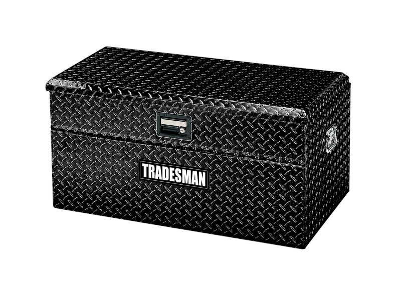 Tradesman Aluminum Flush Mount Truck Tool Box Full/Wide (56in.) - Black Tradesman