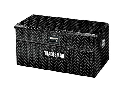 Tradesman Aluminum Flush Mount Truck Tool Box Full/Wide (56in.) - Black Tradesman