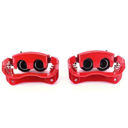 Power Stop 10-18 Lexus RX350 Front Red Calipers w/Brackets - Pair PowerStop