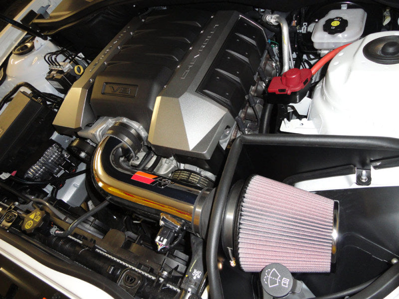 K&N 10 Camaro 6.2L V8 Polished Typhoon Short Ram Intake K&N Engineering