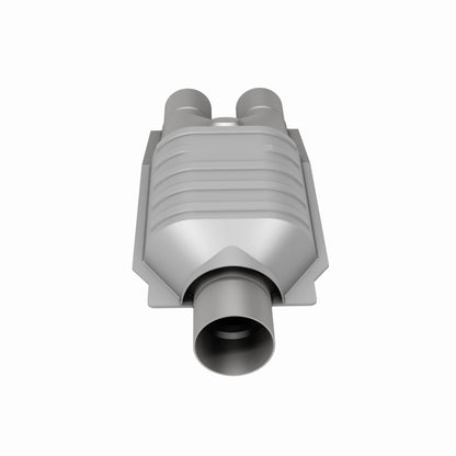 MagnaFlow Conv Univ 2inch Inlet/2.5inch Outlet Dual/Single Oval Shape Magnaflow
