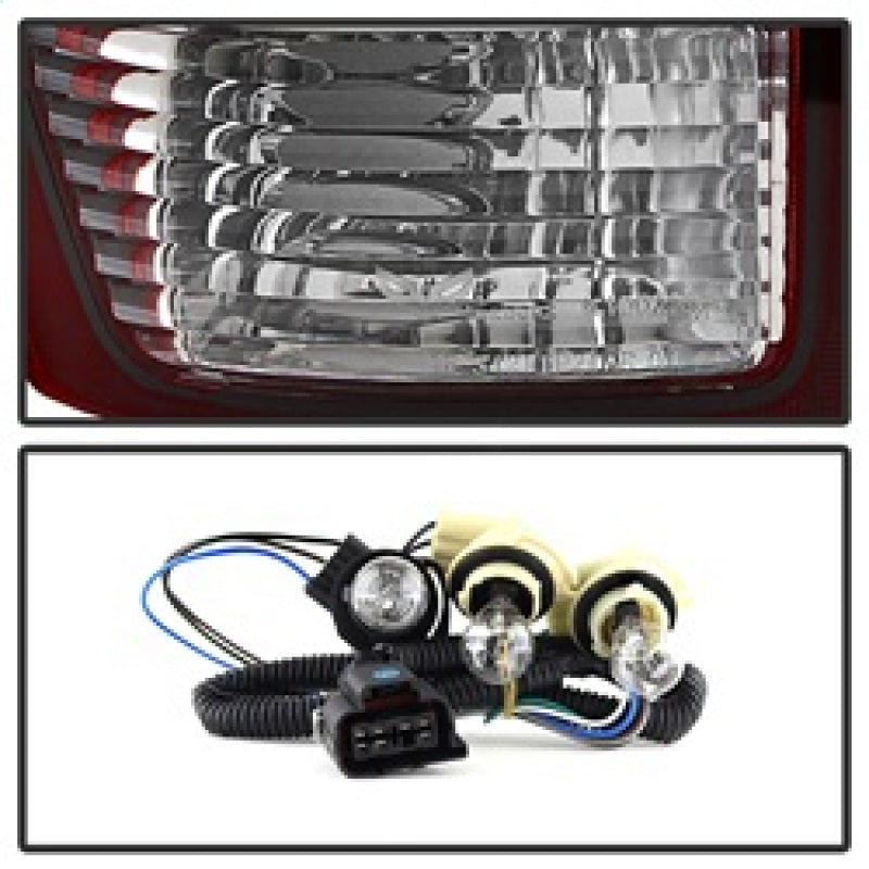 Xtune Chevy Avalanche 02-06 OE Style Tail Lights Red Smoked ALT-JH-CAVA02-OE-RSM SPYDER