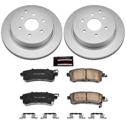 Power Stop 11-13 Infiniti QX56 Rear Z17 Evolution Geomet Coated Brake Kit PowerStop