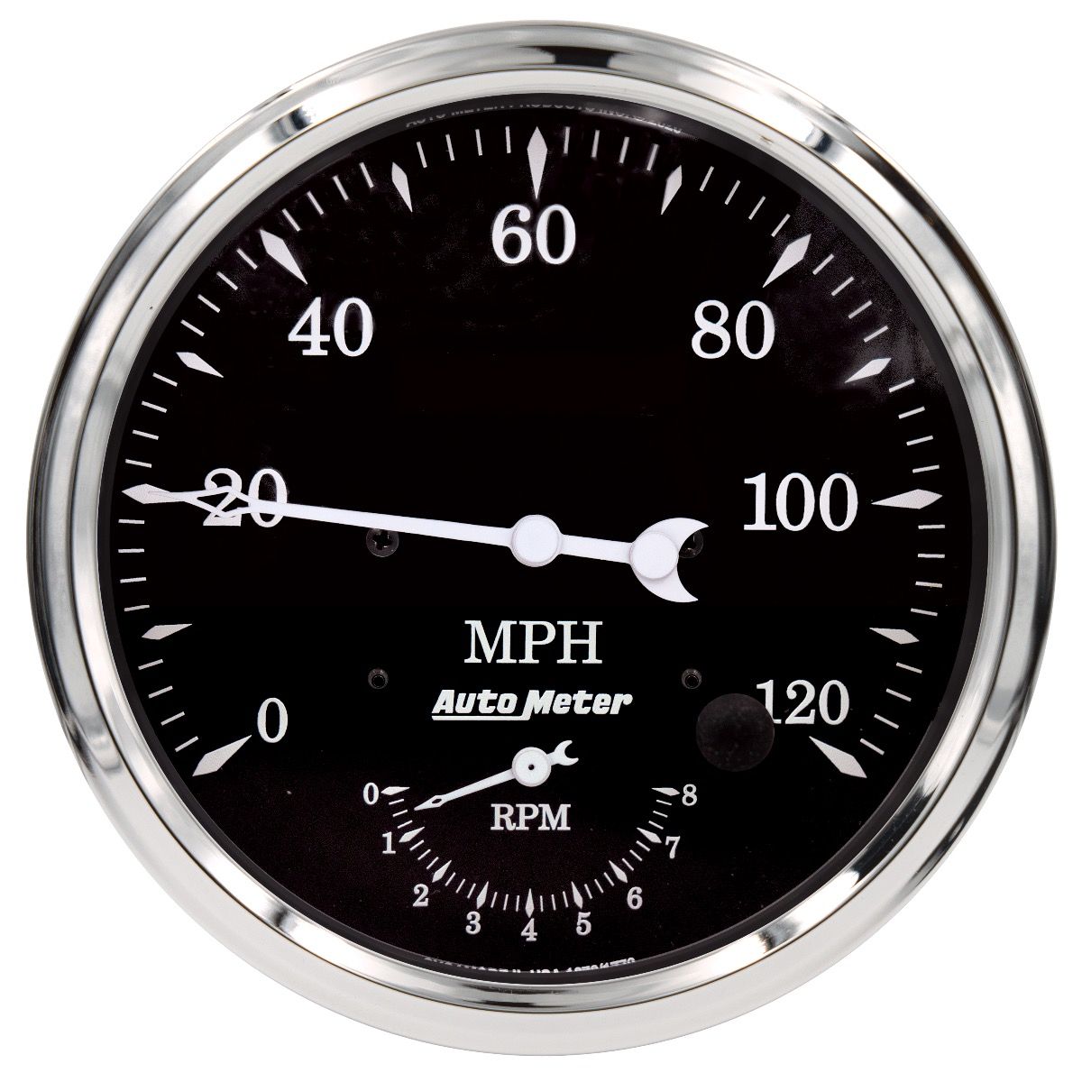 Auto Meter Old Tyme Black Tach/Speedo 5in. - 120mph & 8k RPM 1770