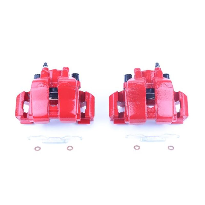 Power Stop 07-12 Ford Escape Front Red Calipers w/Brackets - Pair PowerStop
