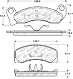 StopTech Premium Ceramic Brake Pads - 308.04310