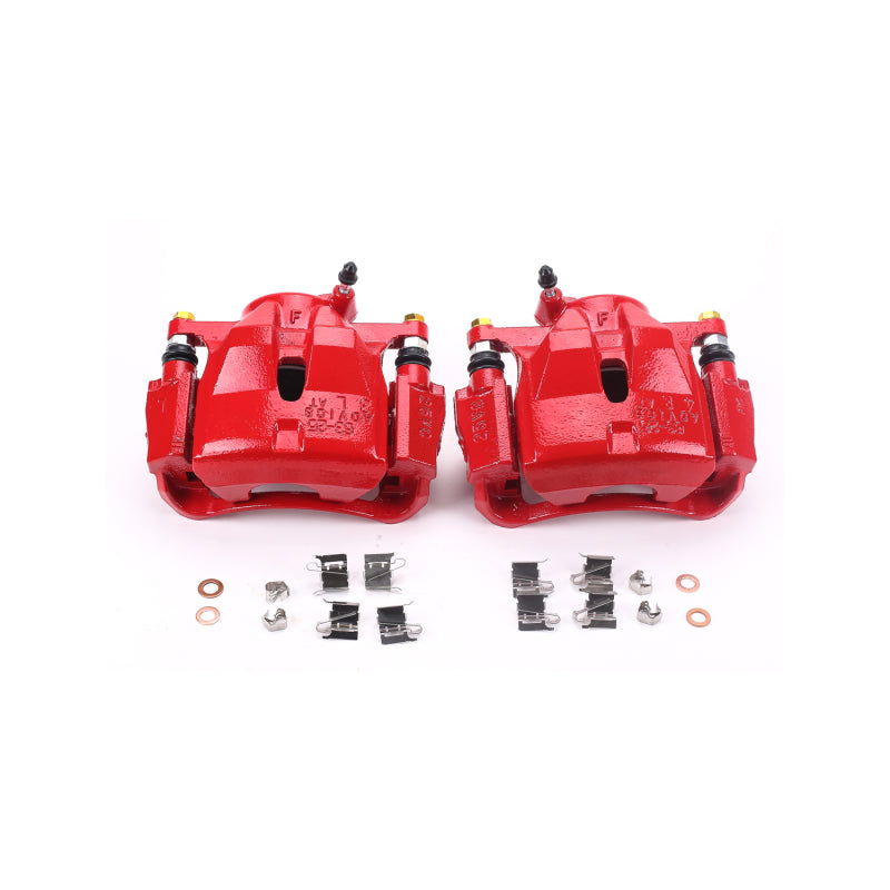 Power Stop 10-12 Lexus HS250h Front Red Calipers w/Brackets - Pair PowerStop