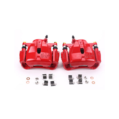Power Stop 10-12 Lexus HS250h Front Red Calipers w/Brackets - Pair PowerStop