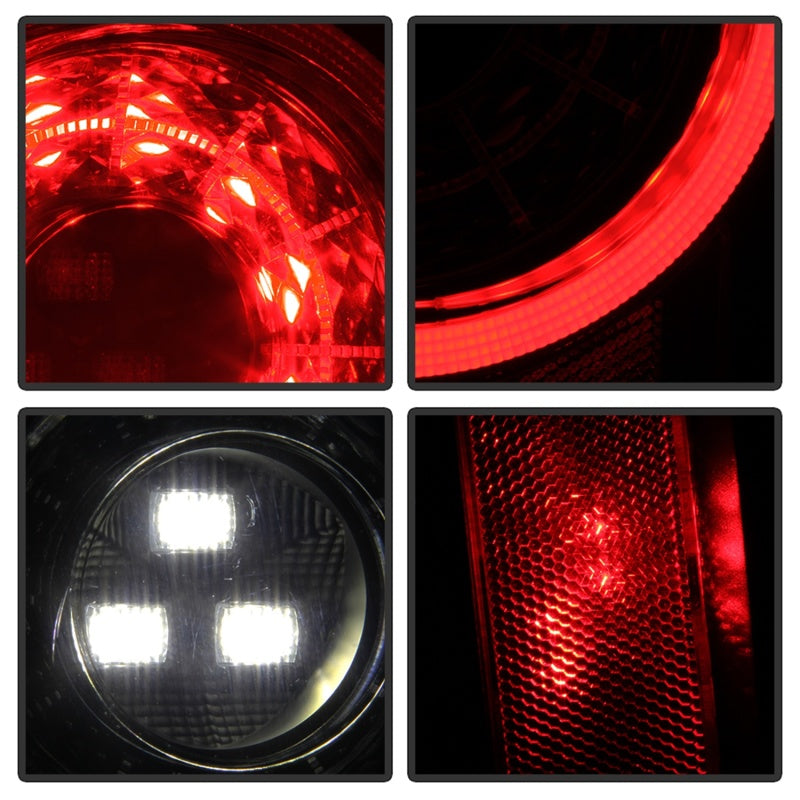 Spyder 19-20 Jeep Wrangler - Full LED Tail Lights - Seq Turn Sign - Black Smoke ALT-YD-JW19-SEQ-BSM SPYDER