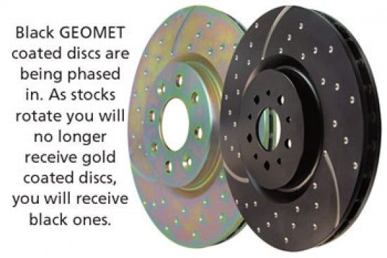 EBC 2000-01 Dodge Ram 1500 3GD Slotted & Dimpled Rotors - GD7183 EBC